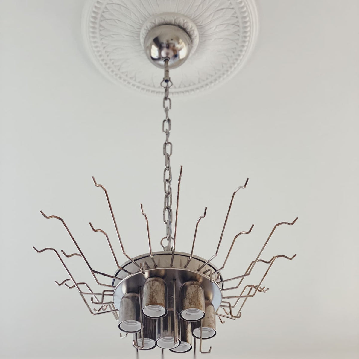 Murano Chandelier – 36 tubes – Matte white