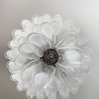 Murano Chandelier – 75 petals – Transparent