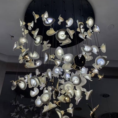 Modern Art Petunia Chandelier for Staircase/Foyer/Living Room