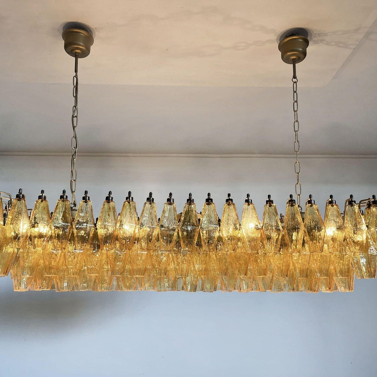 Murano Chandelier – Poliedri – 138 glass
