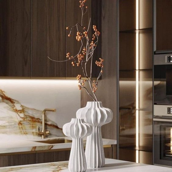 Nordic Minimalism Long Dining Table Pendant Light Antique Gold LED Creative Light Fixture For Kitchen Island/Bar