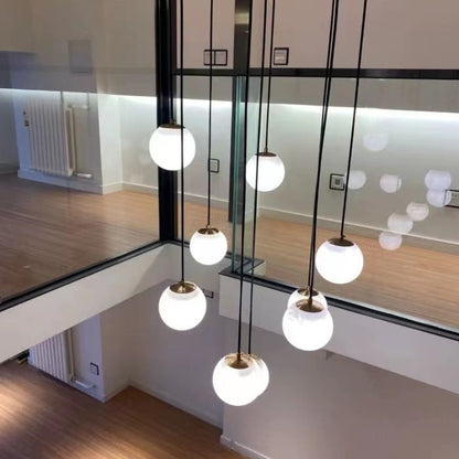 Alabaster Global Wavy Chandelier