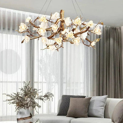 Zendas Branch Crystal Flower Chandelier
