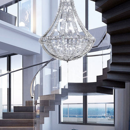 New Extra Large Luxury and Elegant Crystal Chandelier for Living Room/Staircase/Foyer/Villa/Duplex Hall