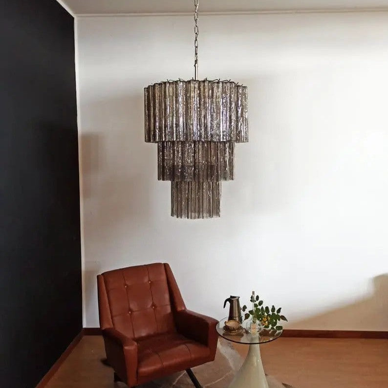 Murano Chandelier – 52 tubes – Smoked