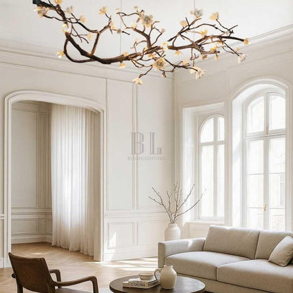Minas Rustic Tree Branch Chandelier