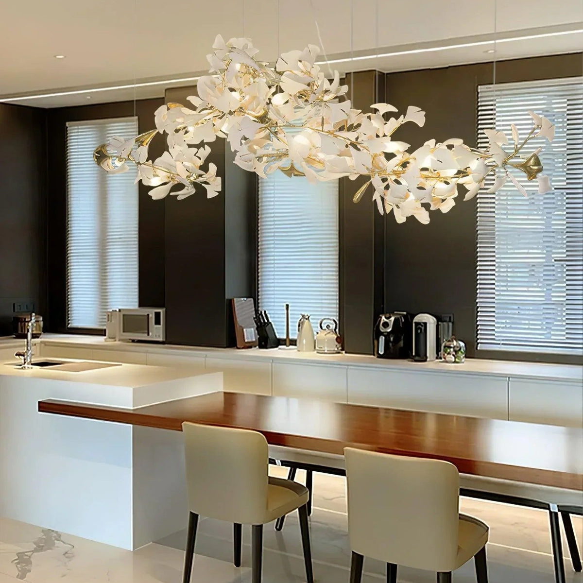 Gingko Chandelier B