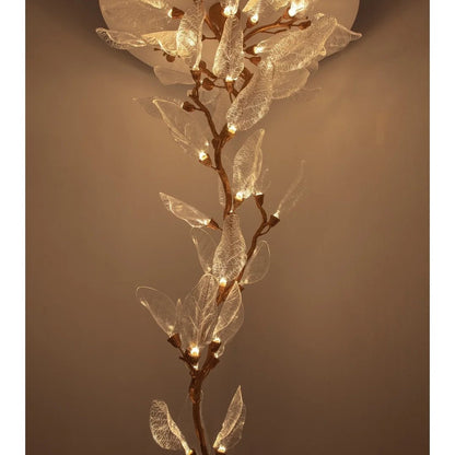 Creative Bionic Resin Leaves Chandelier for Living Room/Dining Room/Staircase