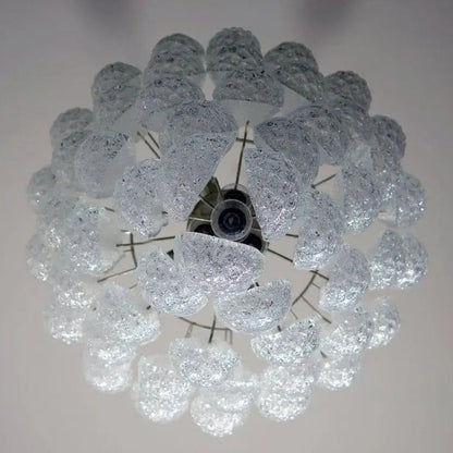 Murano Chandelier – Drop – 52 glasses – Transparent