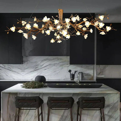 Zendas Branch Crystal Flower Chandelier