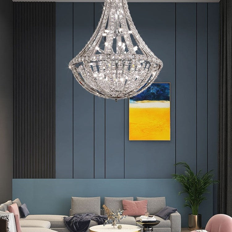 New Extra Large Luxury and Elegant Crystal Chandelier for Living Room/Staircase/Foyer/Villa/Duplex Hall