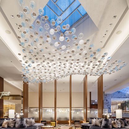 The Flying Surge LED Chandelier | Custom Size & Made-to-Order Lighting for Luxury Homes & Commercial Spaces