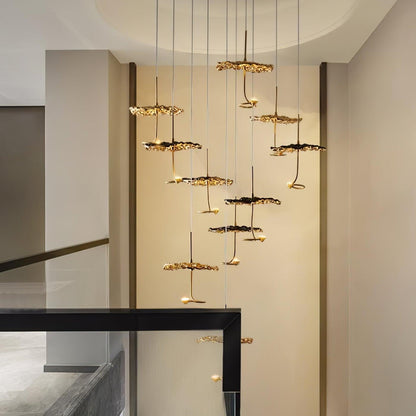 Brass Aviary Constellation Chandelier