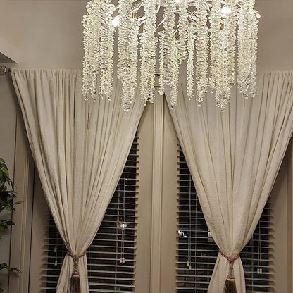 Branch Style Ceiling Light Crystal icicle Chandelier For Dining Table for Modern Home