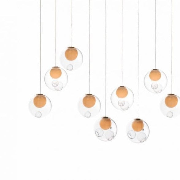Post Modern Gradient Colorful Ball Pendant Chandelier
