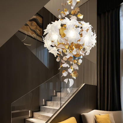 Flying Flowers Fluttering Chandelier