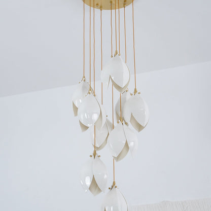 Galaxy Celeste Flora Crystal Spiral Chandelier