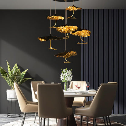 Brass Aviary Constellation Chandelier