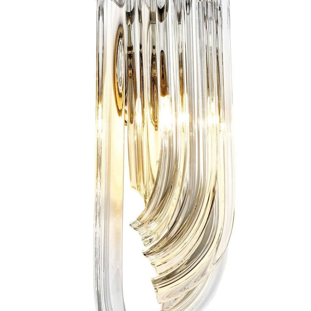 Frostina Lucite Loop Wall Sconce