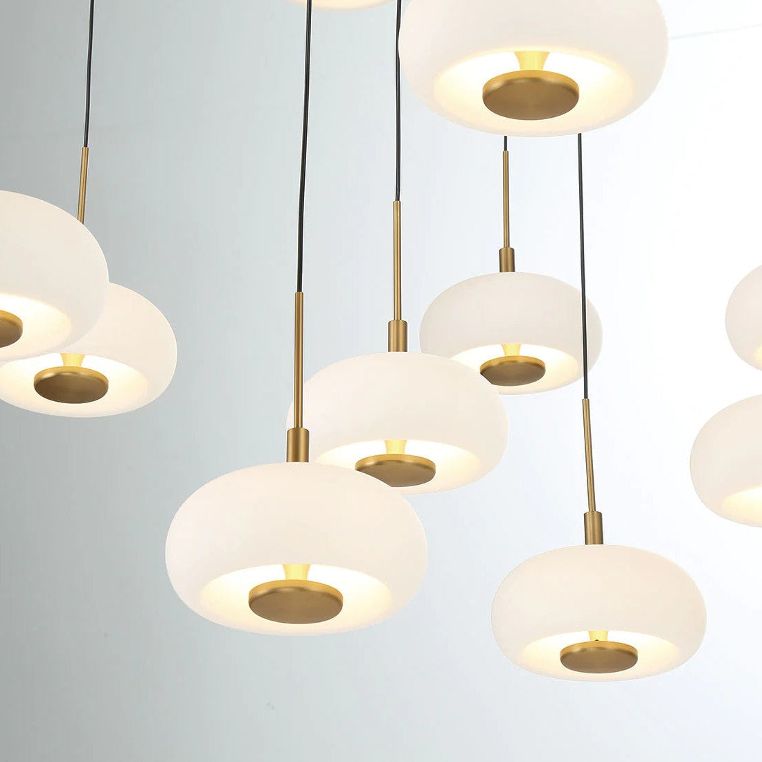 Lanterns 9 Light Round LED Chandelier
