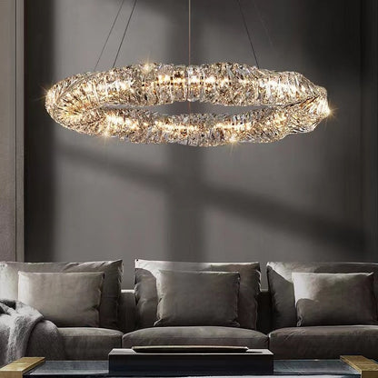 Post Modern Light Luxury Creative Crystal Chandelier for Living/Dining Room