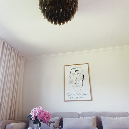 Murano Chandelier – Poliedri – 84 glasses