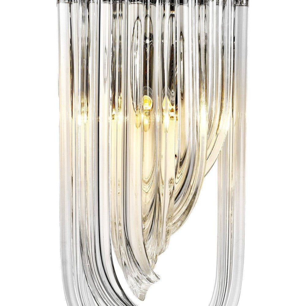 Frostina Lucite Loop Wall Sconce