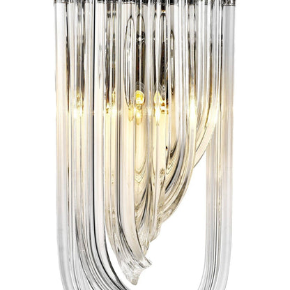 Frostina Lucite Loop Wall Sconce