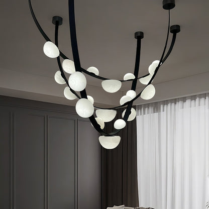 Dew Drops Alabaster Chandelier