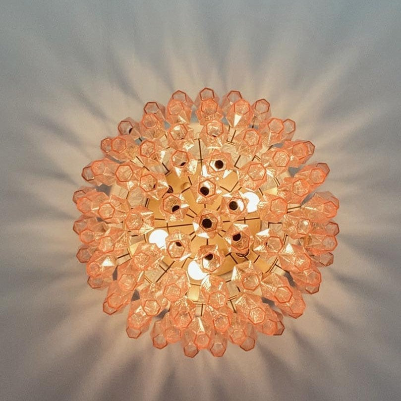 Murano Chandelier – Poliedri – 84 glasses