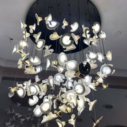 Modern Art Petunia Chandelier for Staircase/Foyer/Living Room