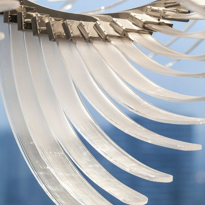 Bird Feather Wings LED Chandelier