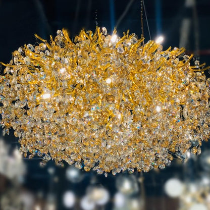 New Modern Light Luxury Branch Crystal Chandelier for Dining /Living Room