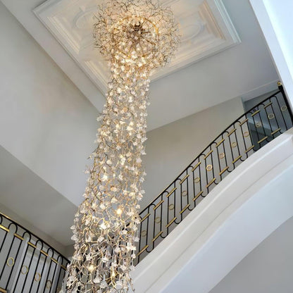 Tree Branch Staircase Chandelier