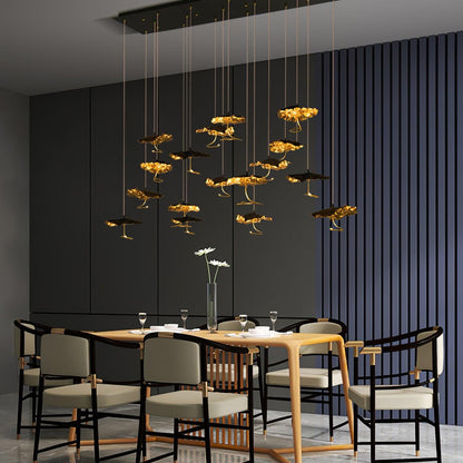 Brass Aviary Constellation Chandelier