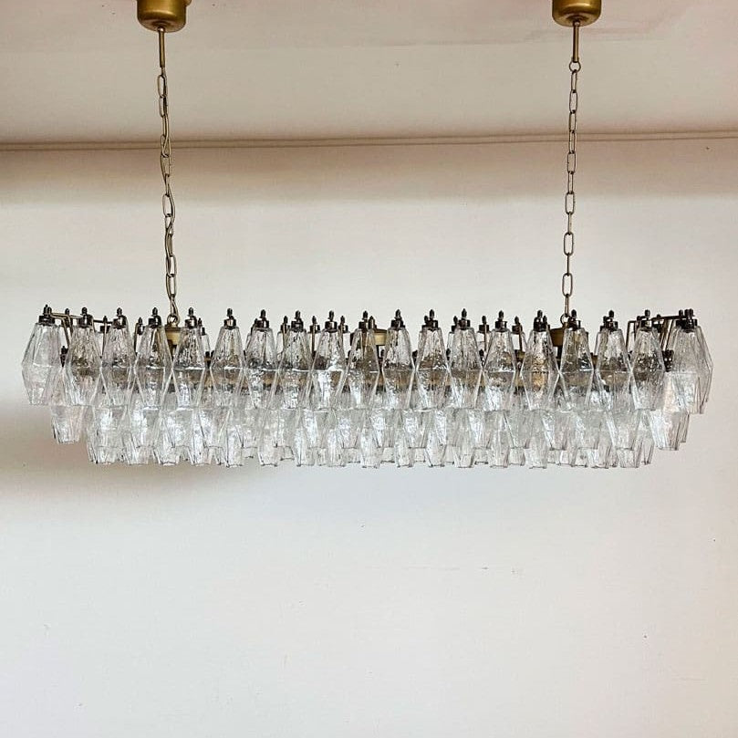 Murano Chandelier – Poliedri – 138 glass