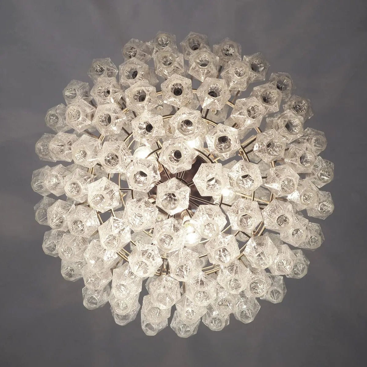 Murano Chandelier – 140 glasses – Transparent