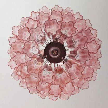 Murano Chandelier – 52 tubes – Pink