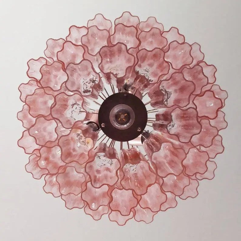 Murano Chandelier – 52 tubes – Pink