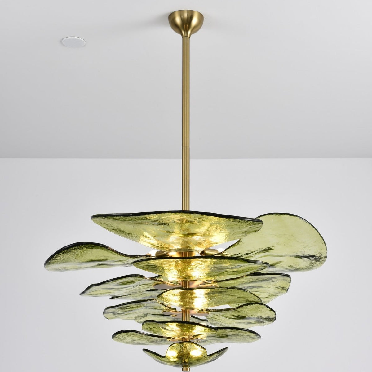 Petals Gold Murano Chandelier
