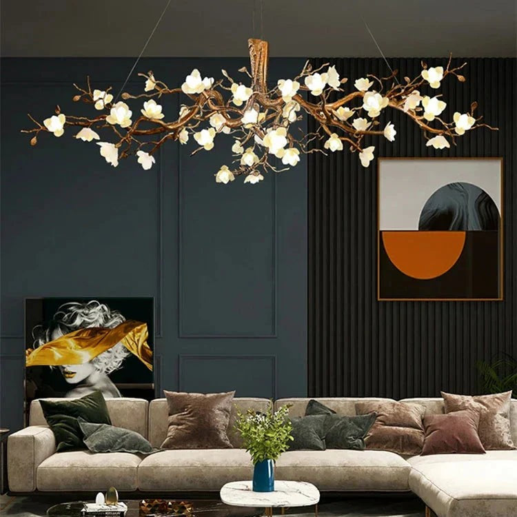 Zendas Branch Crystal Flower Chandelier