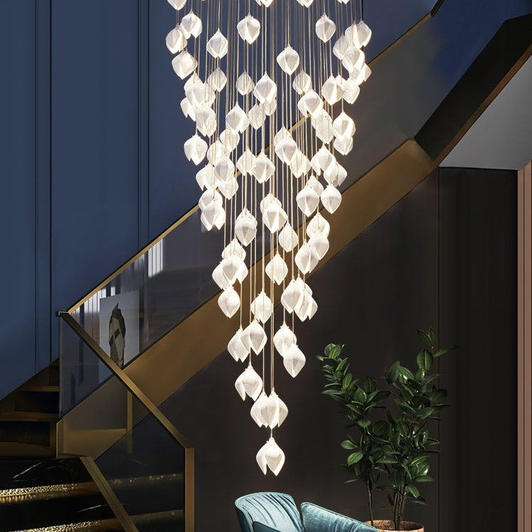 JC Magnolia Blossom Ceramic Pendant Chandelier