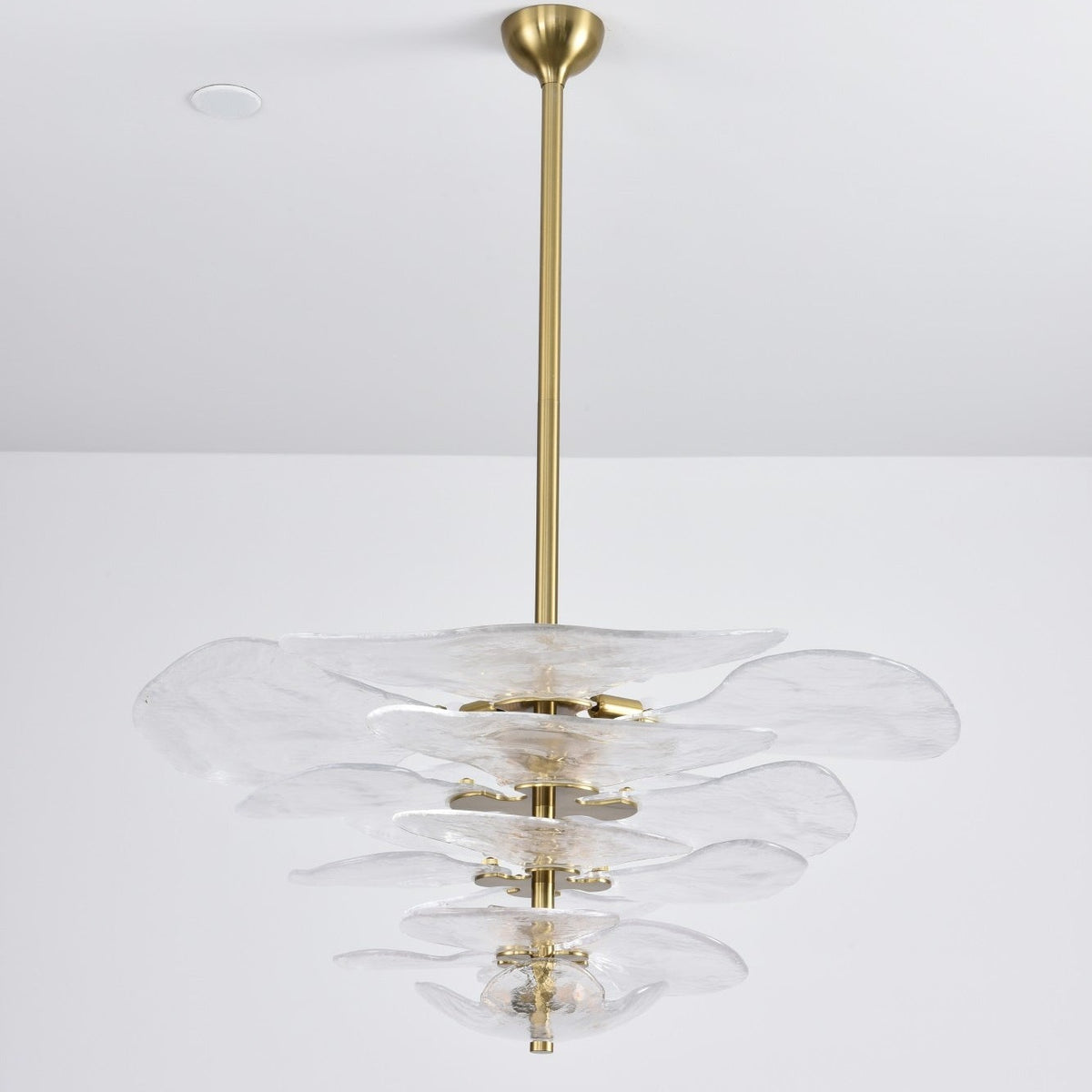 Petals Gold Murano Chandelier