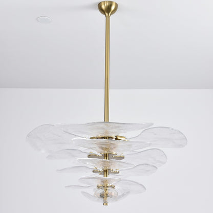 Petals Gold Murano Chandelier