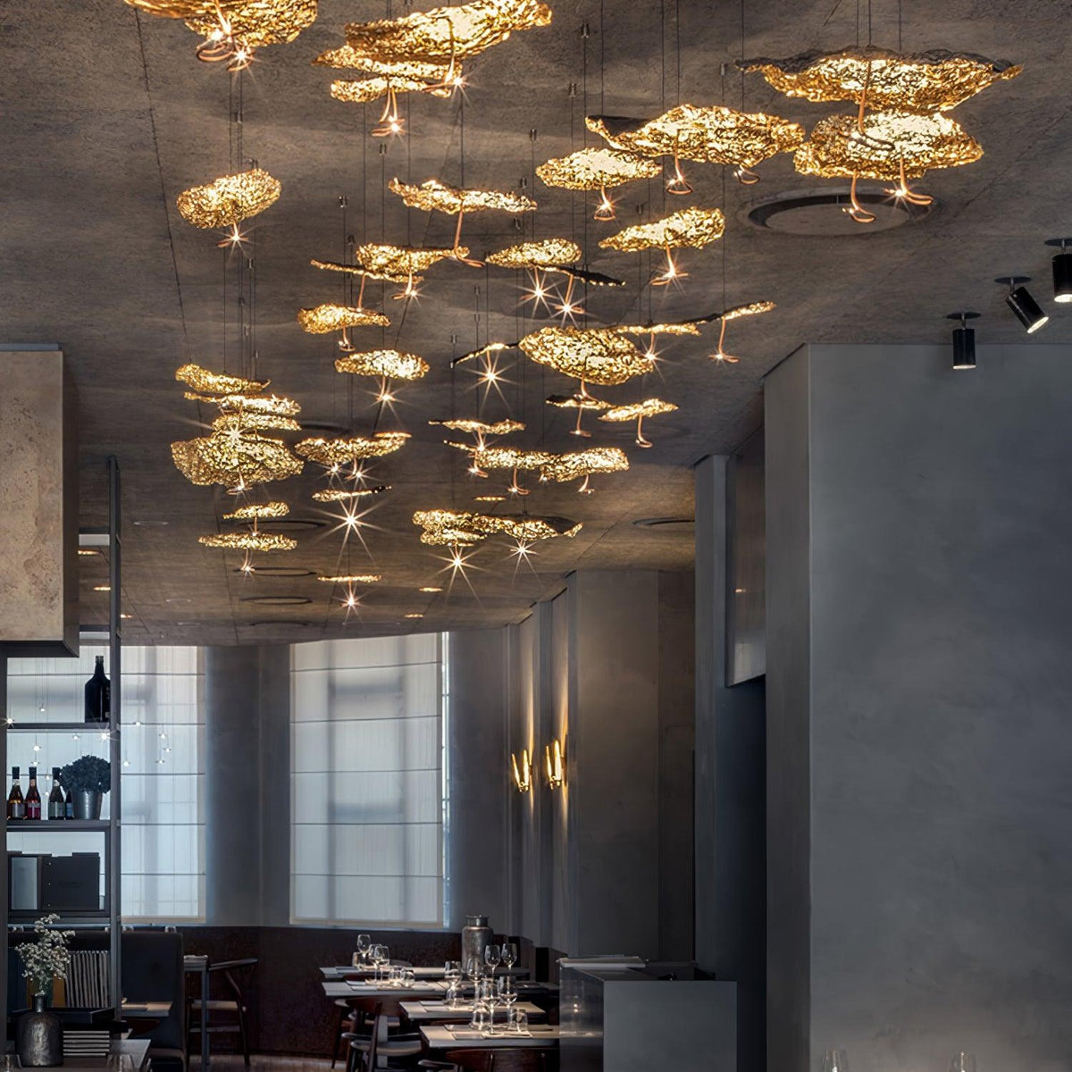 Brass Aviary Constellation Chandelier