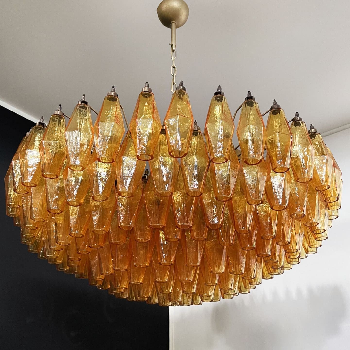 Murano Chandelier – Poliedri – 185 glass