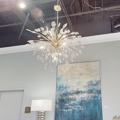 Reveille Crystal Constellation Seven-Light Pendant Chandelier