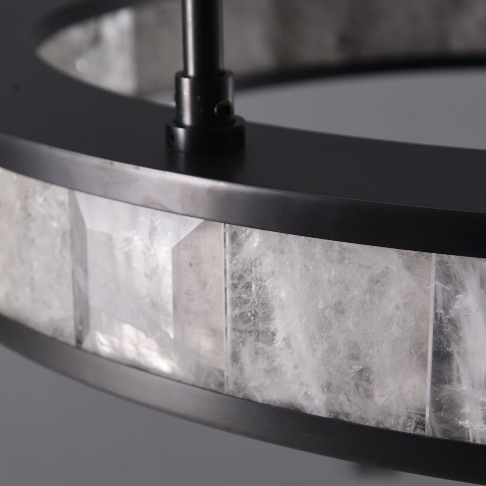 Rock Crystal Concorde Chandelier 40'' 50''