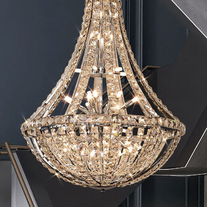 New Extra Large Luxury and Elegant Crystal Chandelier for Living Room/Staircase/Foyer/Villa/Duplex Hall
