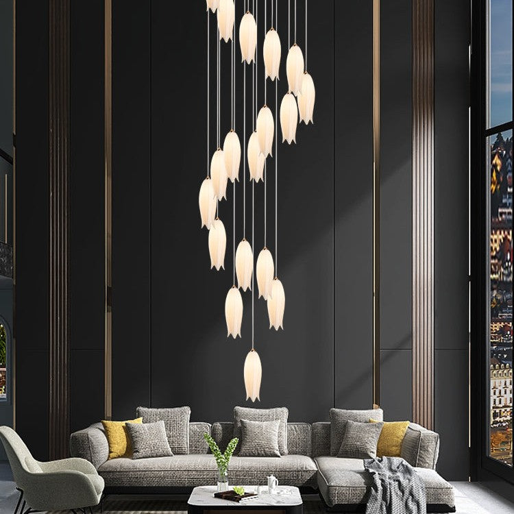 2023 New Arrival Elegant Flower Chandelier For Foyer/ Staircase